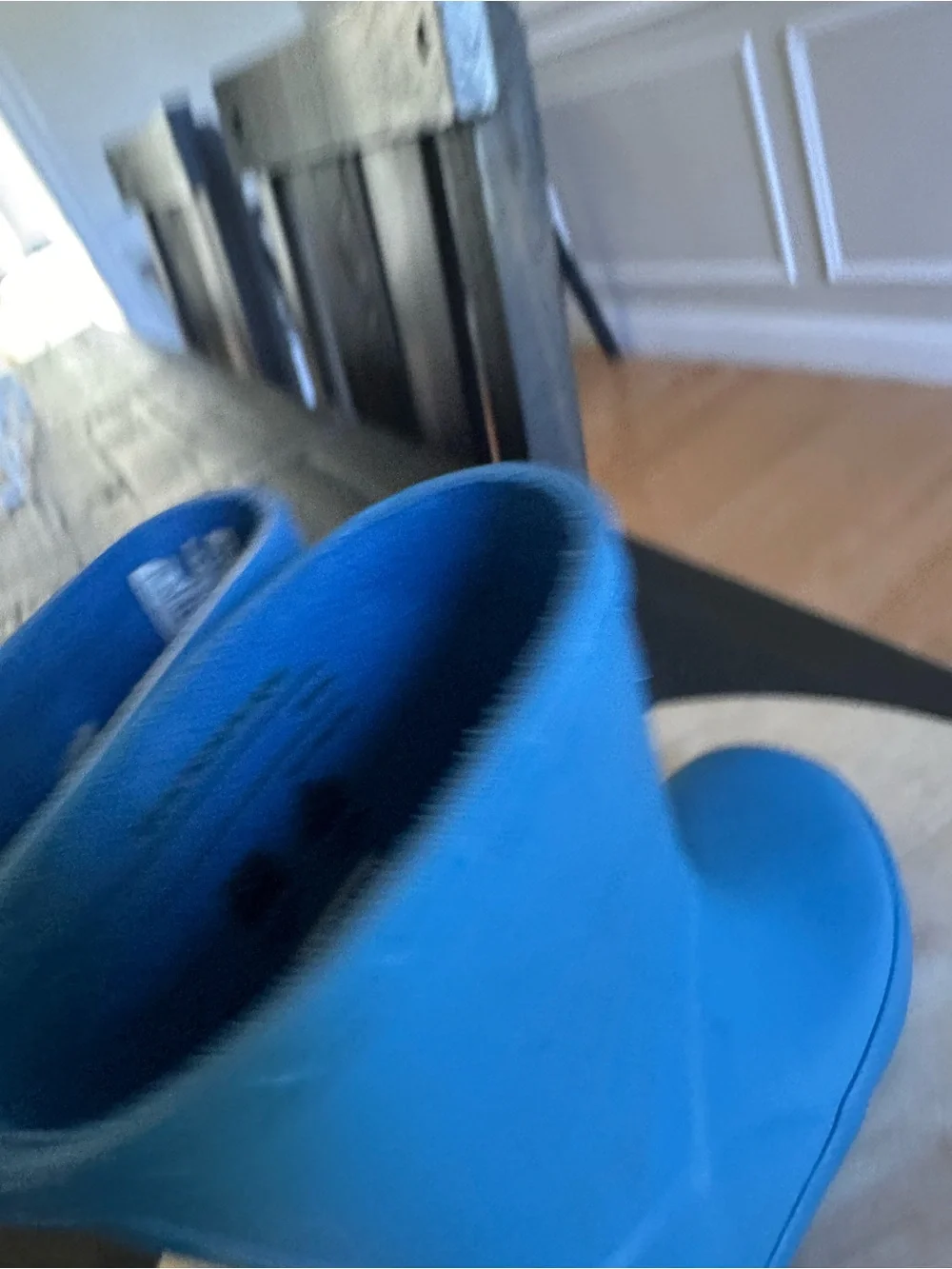 Hunter Kids Blue Rain Boots size 6/7